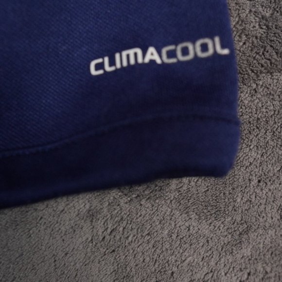 Adidas Soccer Jacket Men's Blue White East End Football Club Climacool Track - Picture 5 of 14